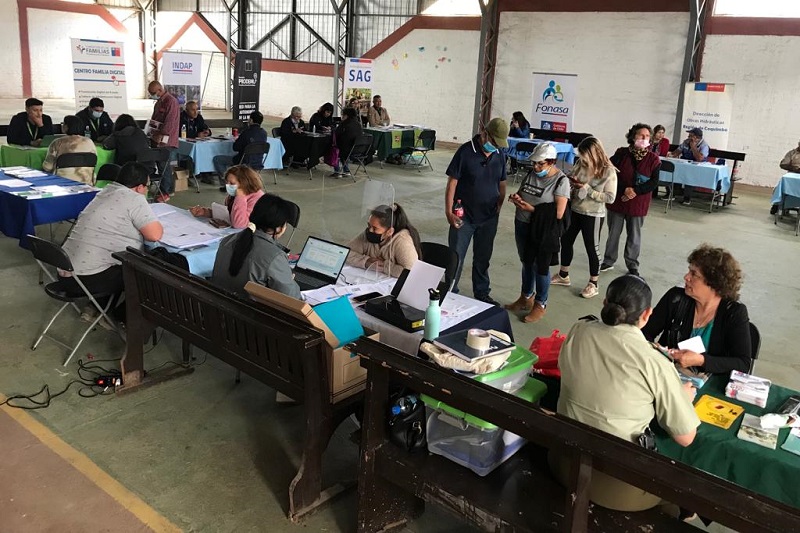 <strong>Más de un centenar de personas visitaron Gobierno en Terreno en Quilimarí</strong>
