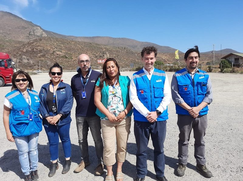 <strong>Superintendente fiscaliza el avance de las obras y acciones que desarrolla Aguas San Isidro para normalizar el servicio de agua potable de Pichidangui</strong>