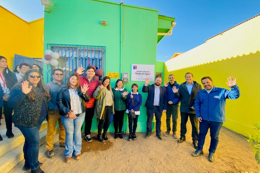 Emotiva inauguración del remodelado Jardín Infantil “Canto del Agua” en Los Vilos