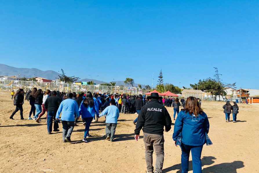 Con éxito se realiza simulacro de sismo y tsunami en el borde costero de Choapa