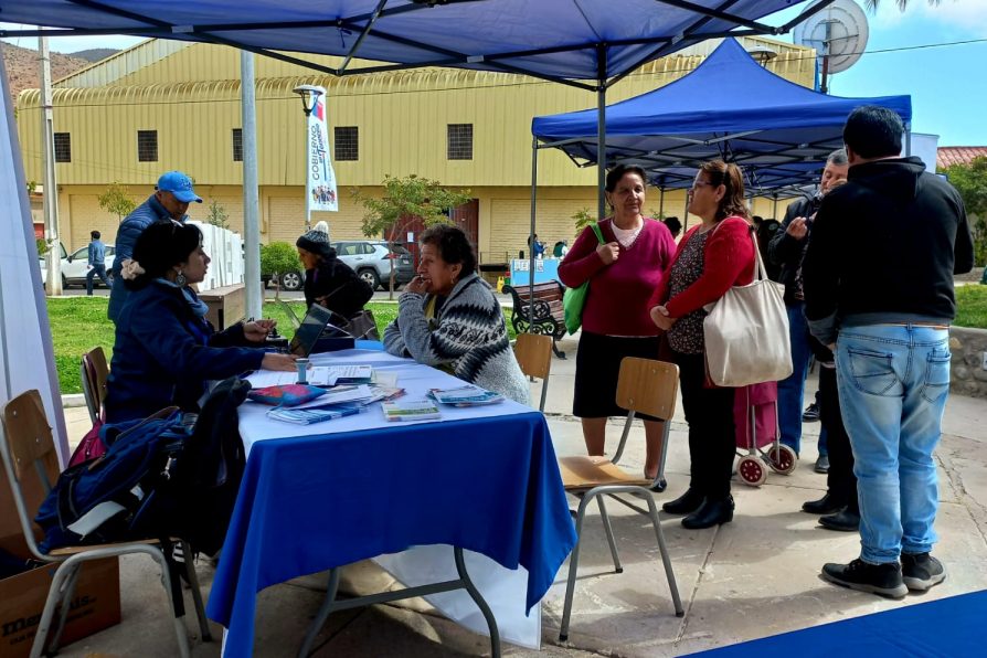 Programa GET de Delegación Presidencial Provincial de Choapa laboró por partida doble en Canela