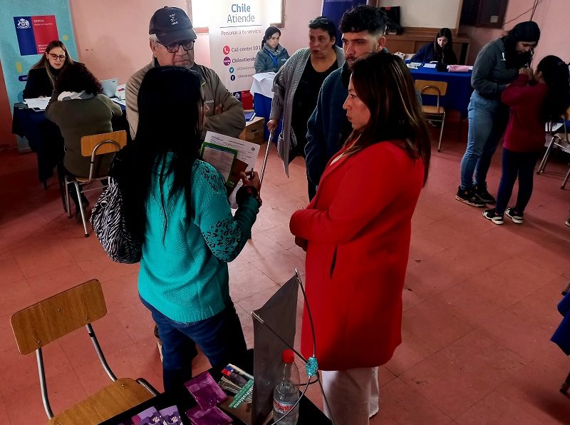 Más de ciento cincuenta atenciones realizó Programa “Gobierno en Terreno” en Huentelauquén Norte