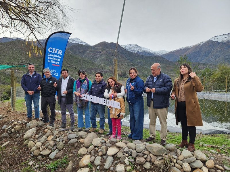 Gobierno inaugura embalse y sistema de riego que entregará mayor seguridad de riego a pequeña agricultora de Salamanca