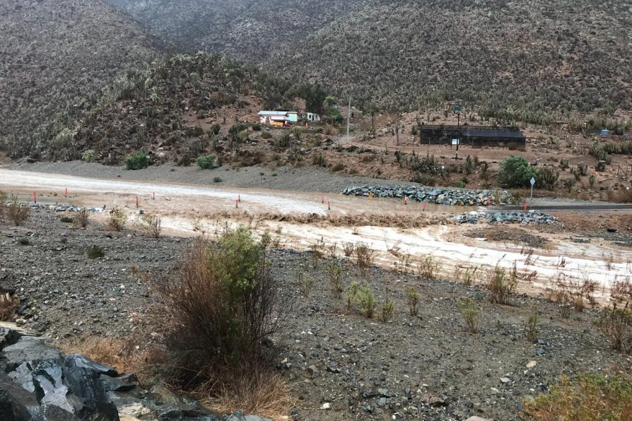 Realizan positivo balance ante primera lluvia invernal en Choapa